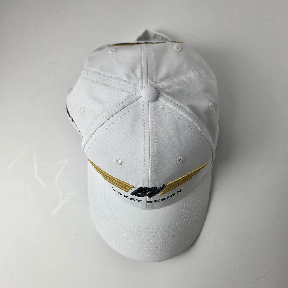 Titleist Bob Vokey Design Hat Cap Mens Adjustable White SM9